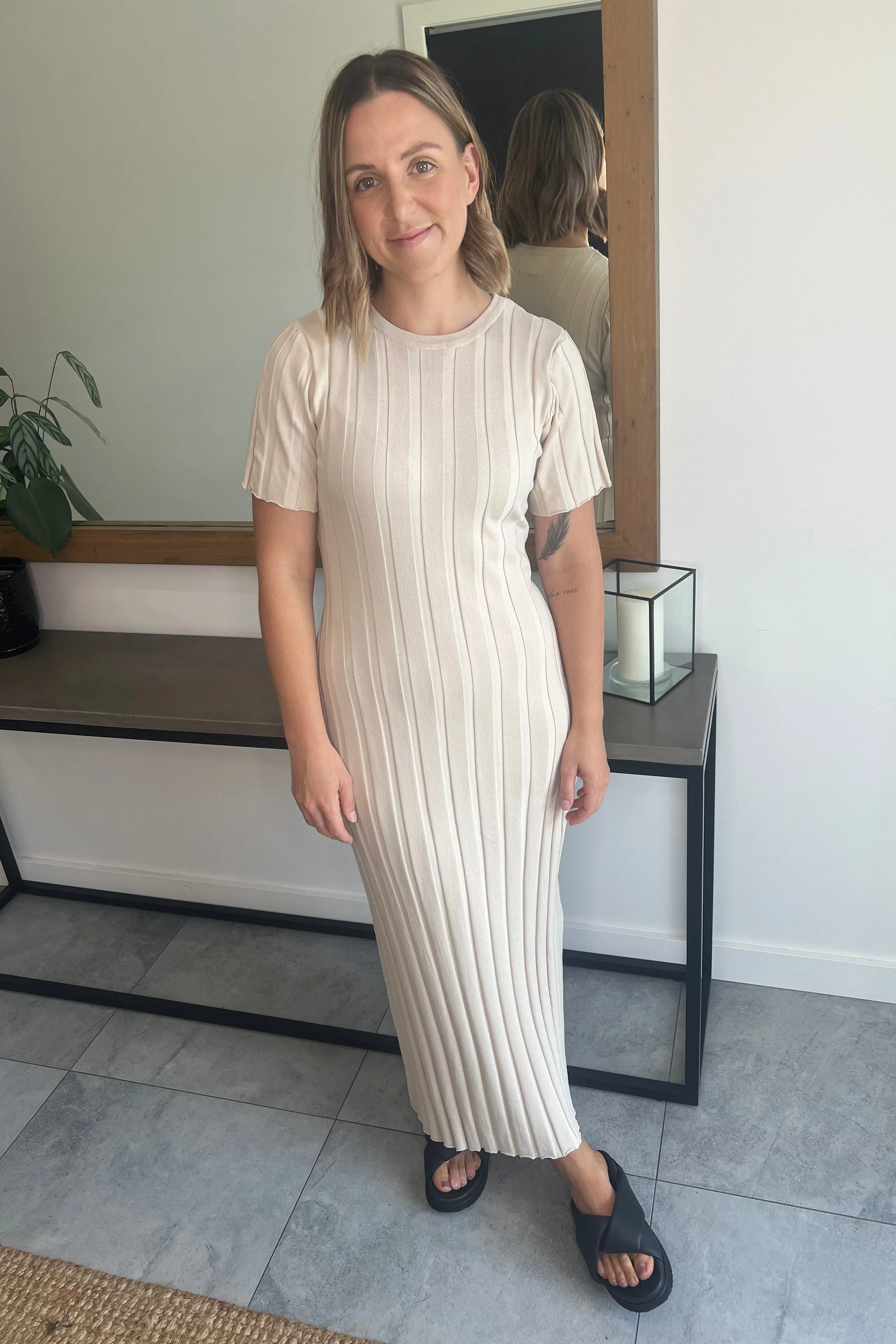 Adi Maxi Dress - Beige