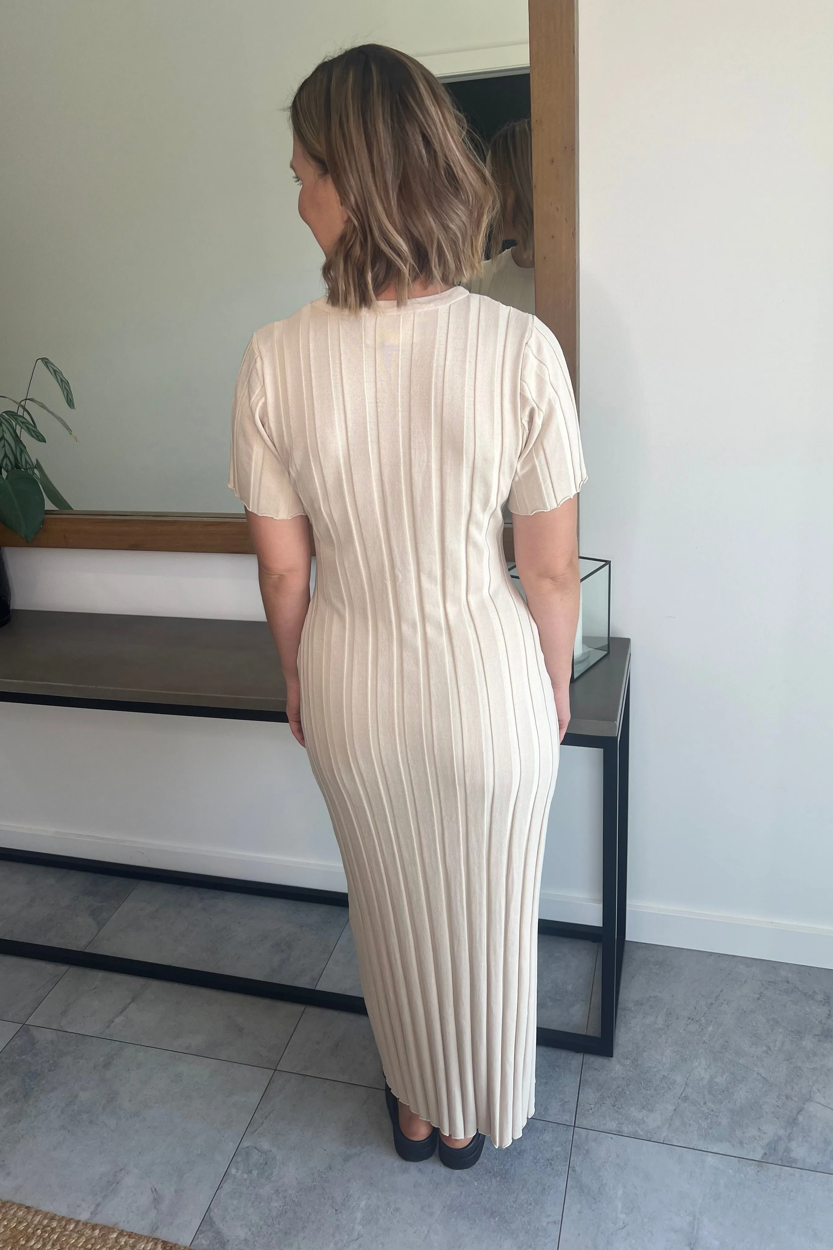 Adi Maxi Dress - Beige