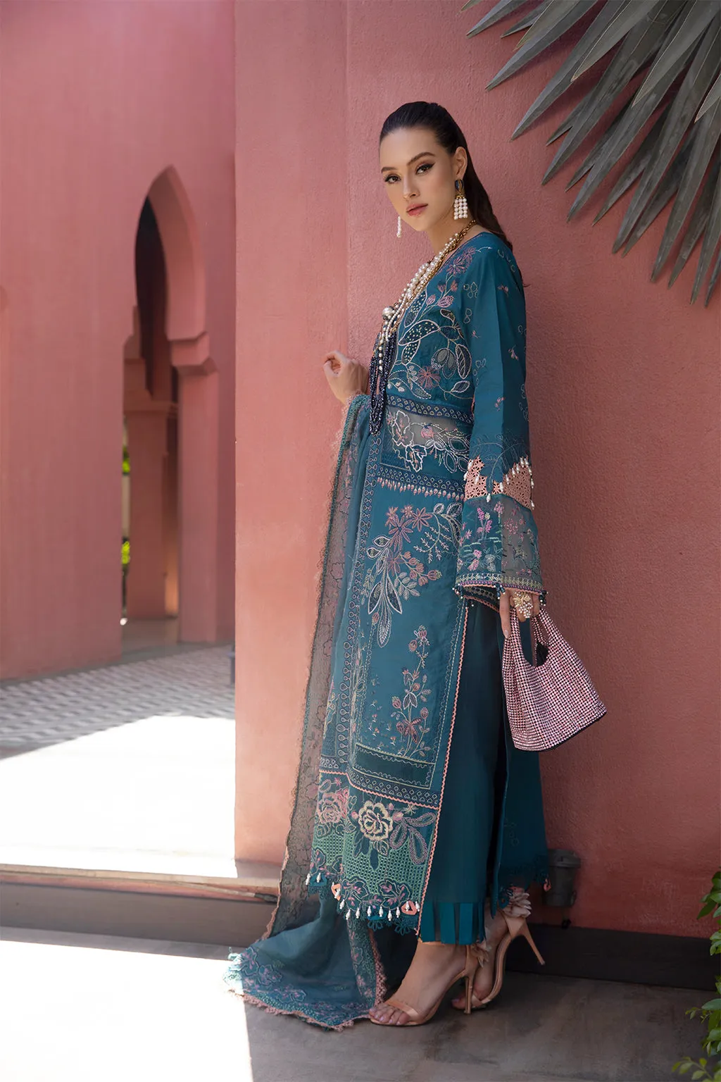 AJR Moksha Alif Luxury Lawn Collection – Naqsh