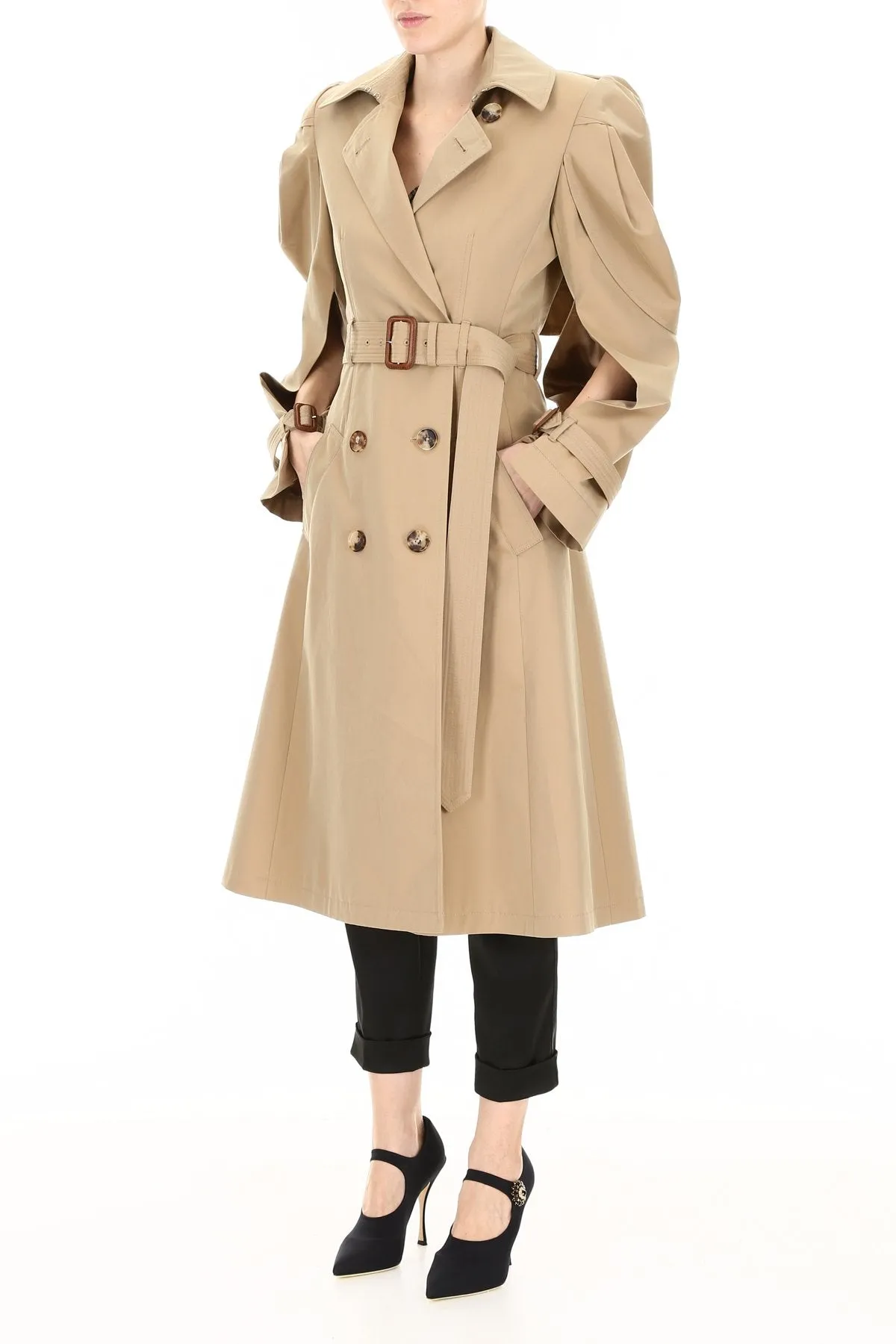 Alexander McQueen Double-Breasted Duster Coat