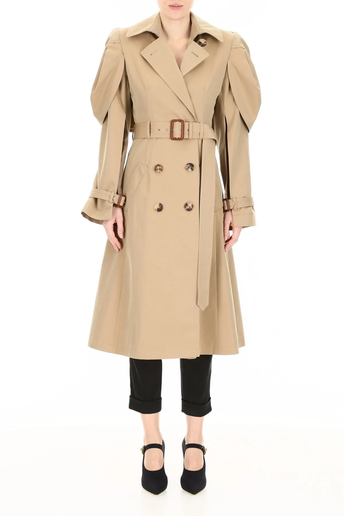 Alexander McQueen Double-Breasted Duster Coat