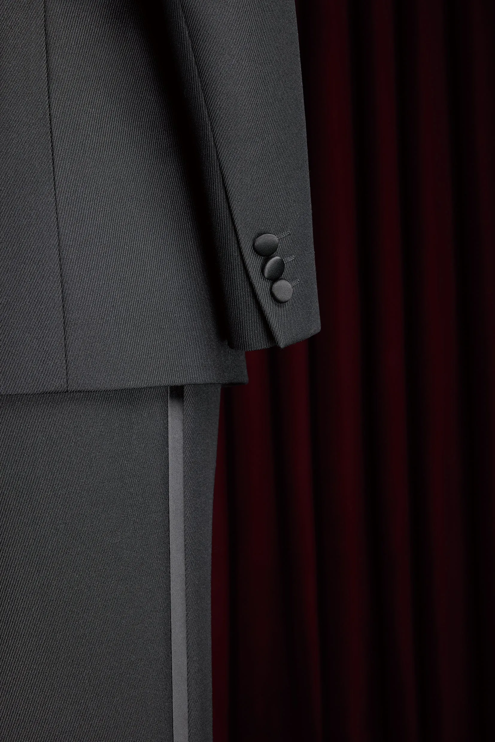 Black Double-Breasted Suit