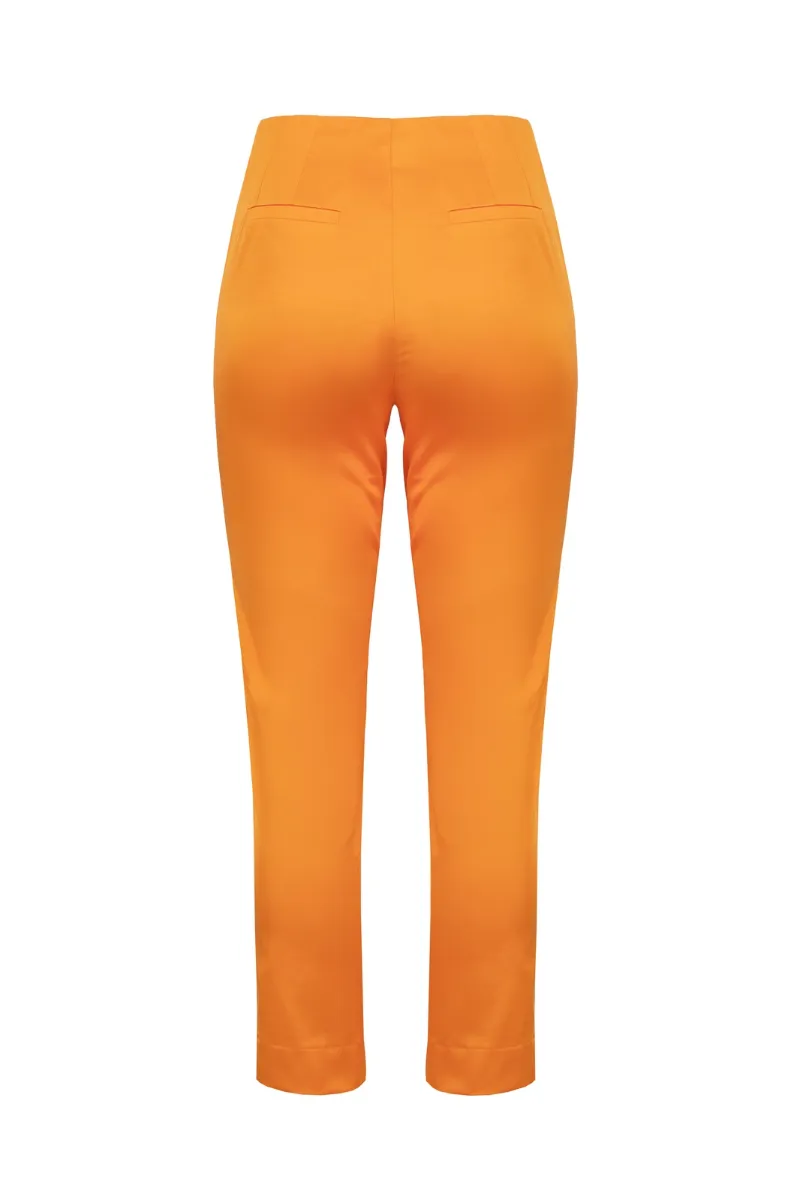 CAPRI PANTS IN BRIGHT ORANGE