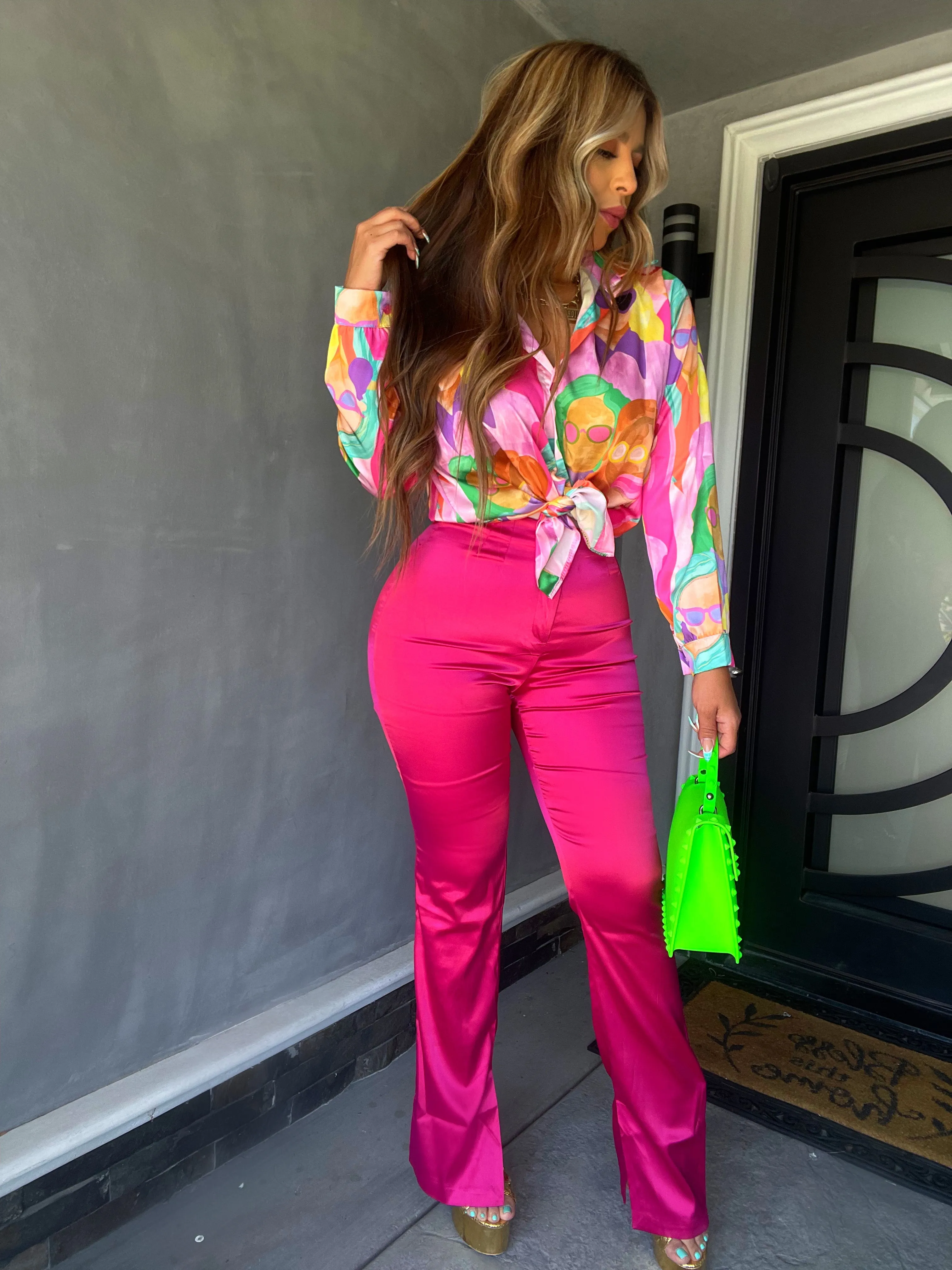 Carley High Waisted Pants