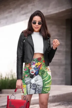 Chelsea Flowers Pencil Skirt