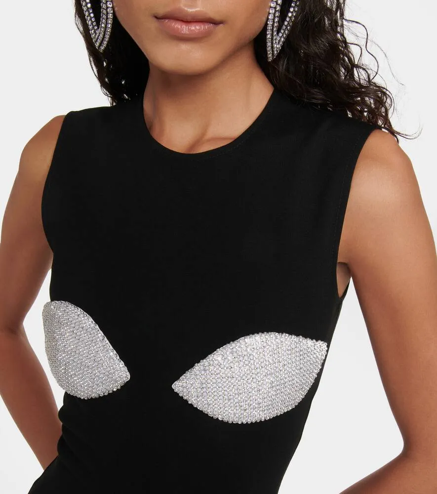 Christopher Kane Crystal-embellished bodycon minidress