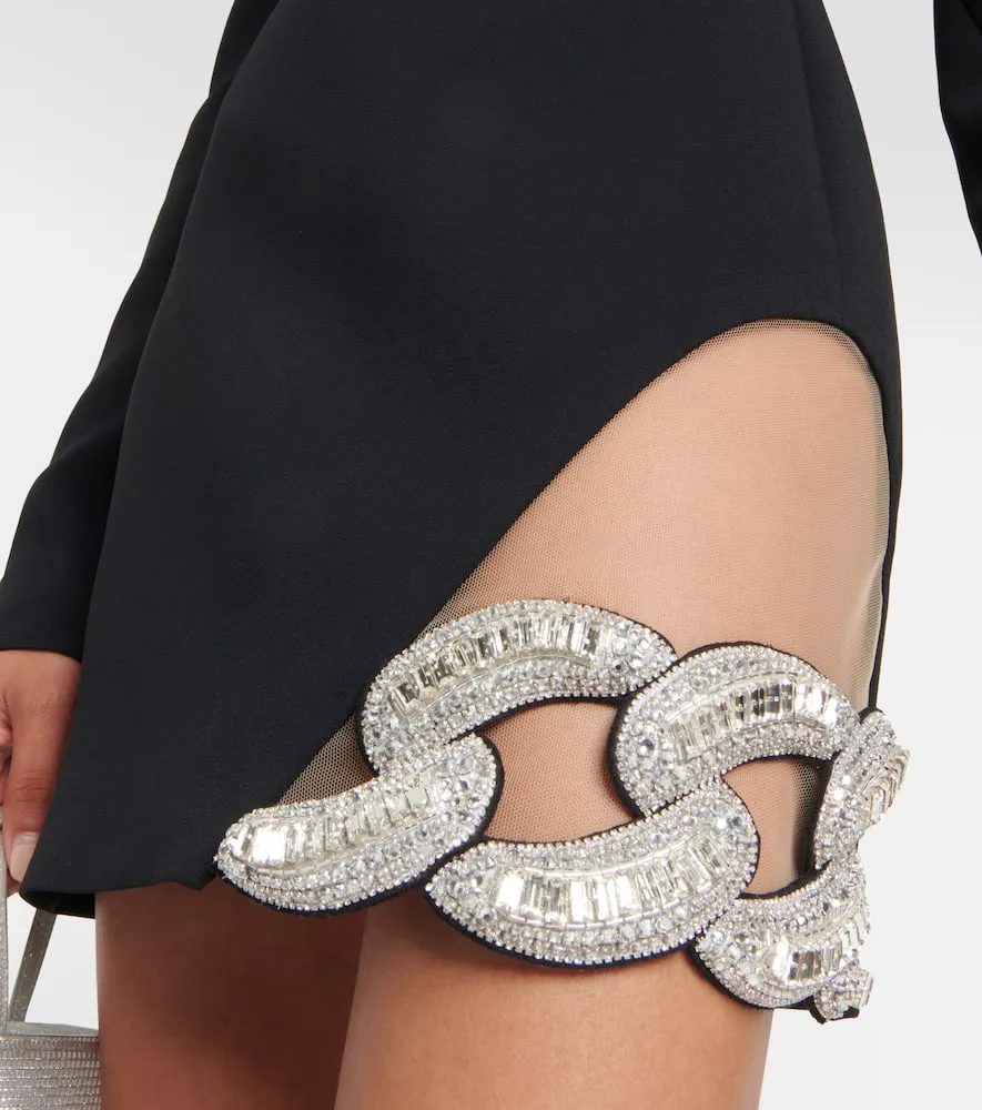 David Koma Embellished bodycon minidress