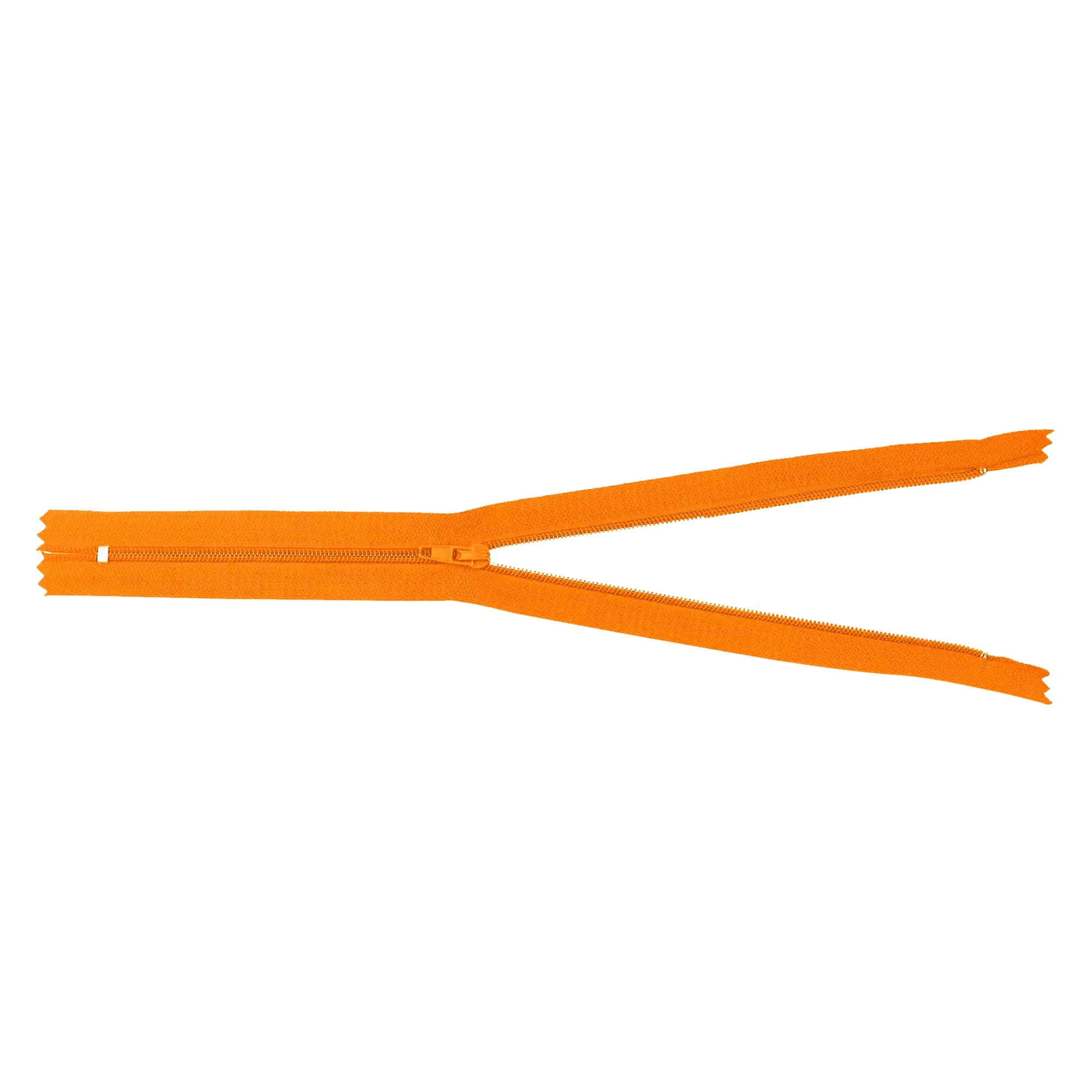 Mandala Crafts Orange Nylon Zippers for Sewing Zipper in Bulk - Orange Zippers Sewing Supplies - Orange Sewing Zippers for Tailor Zipper Replacement