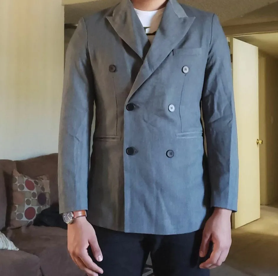 Men Double Breasted Blazer