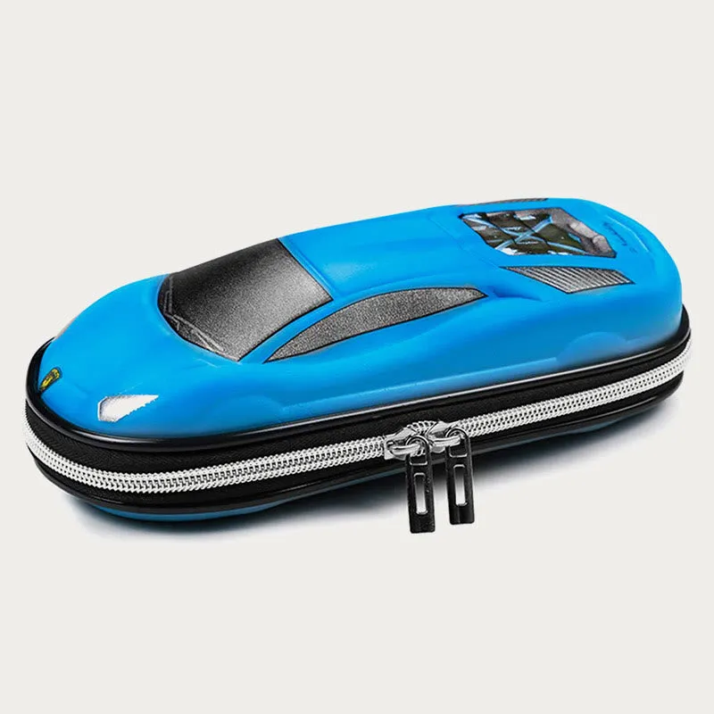 Pencial Case For Boys Cute Cartoon Car Shape School Case