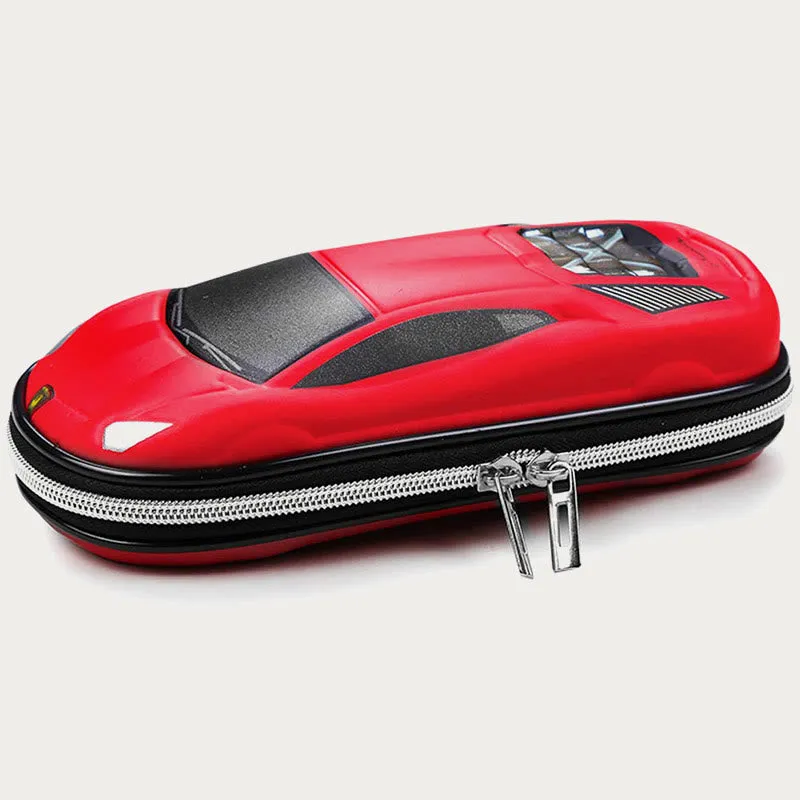 Pencial Case For Boys Cute Cartoon Car Shape School Case