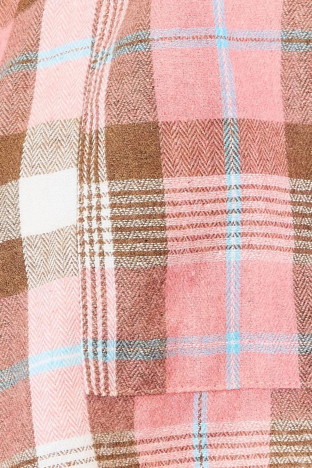 Plaid Collared Long Sleeve Button-Up Shirt