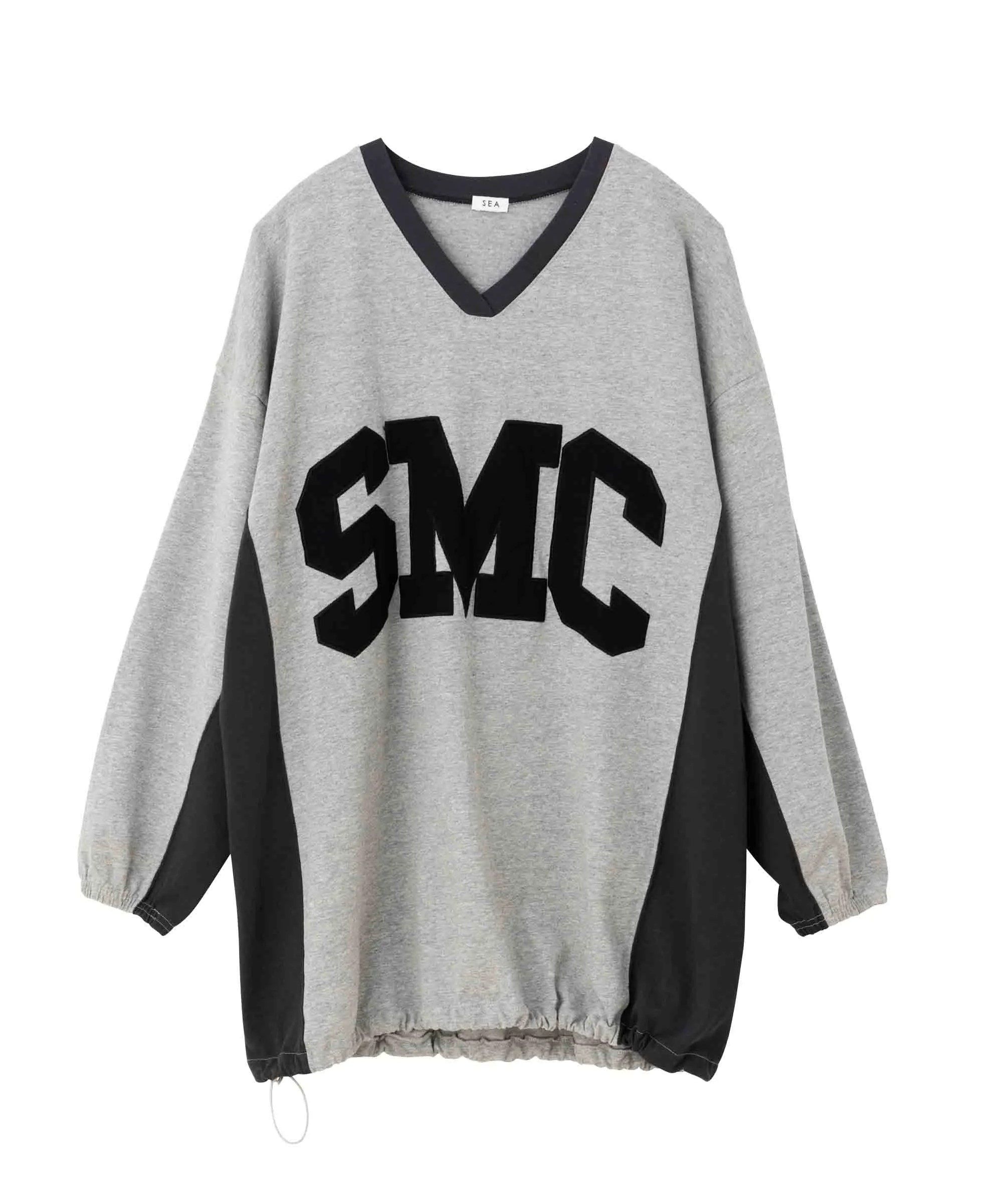 SEA SMC V-NECK OVERSIZED PULLOVER