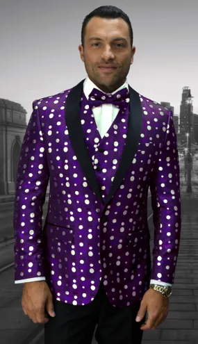 Statement  Bellagio-13-PU Mens Suit