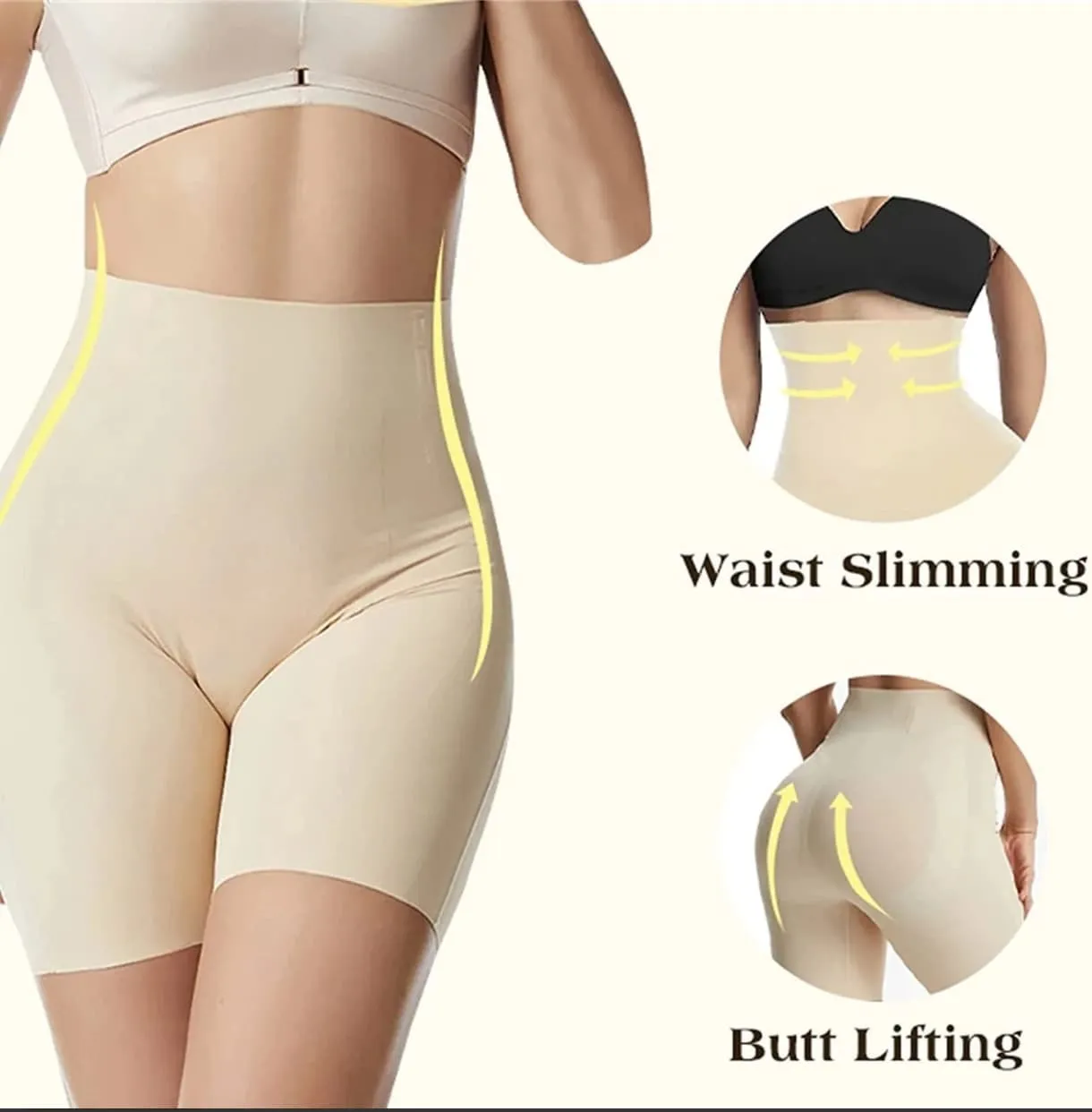 Women's High Waisted Body Shaper Crotch But Lifting - 32031