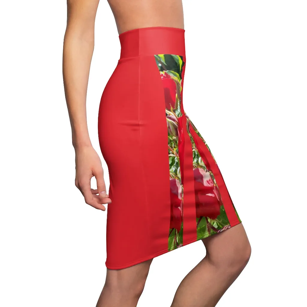 Women's Pencil Skirt  ROSE
